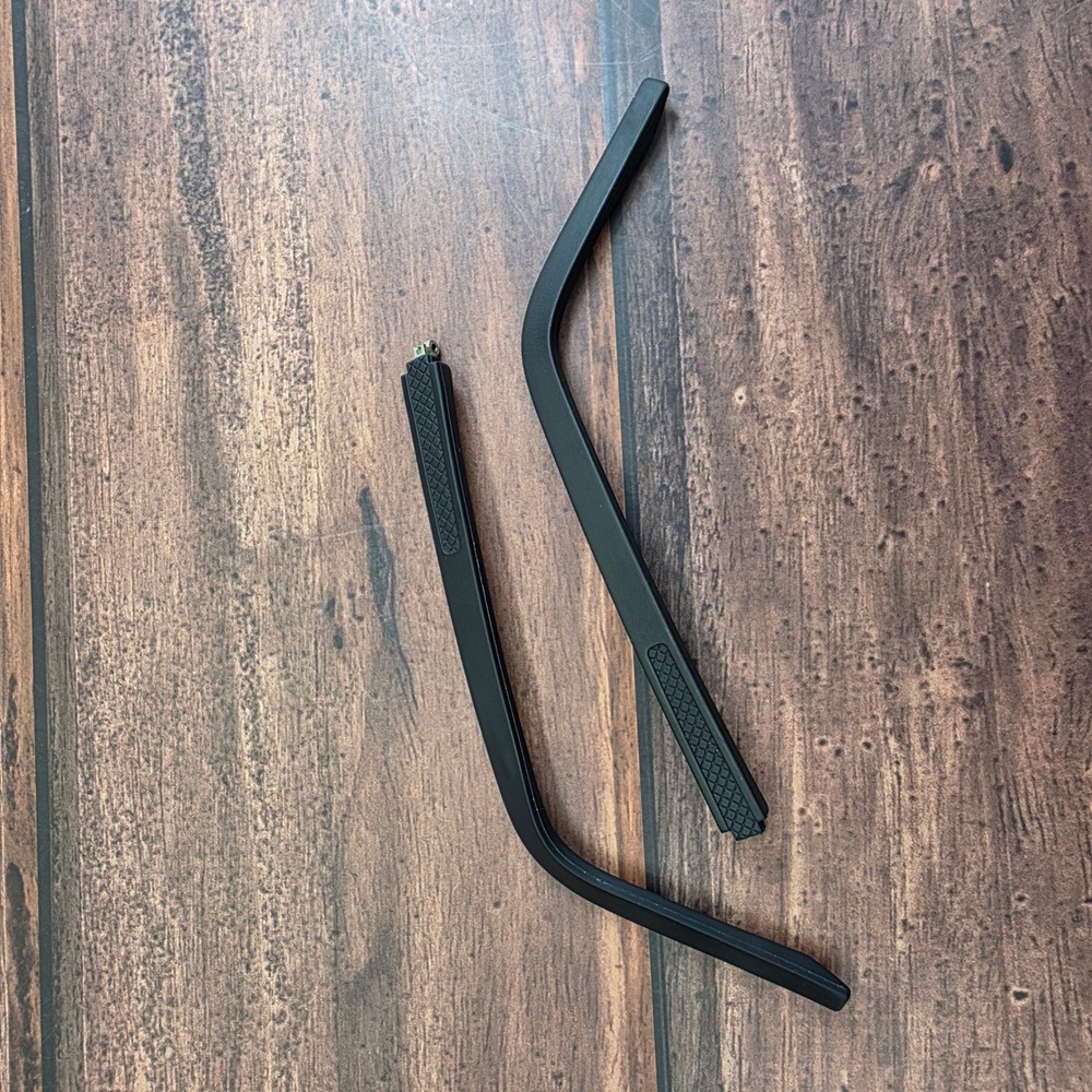 Prodesign Denmark 4366 c.5031 Matte Black Pure Titanium Replacement Temples arms